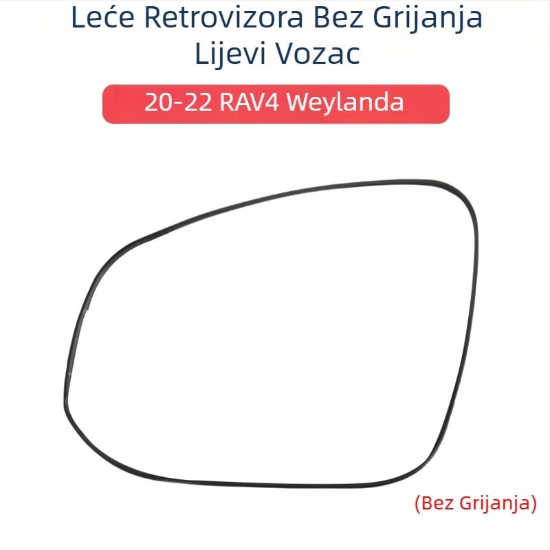 Kućište retrovizora sa signalizacijom i okvirom leće za Toyota RAV4 2020-2022