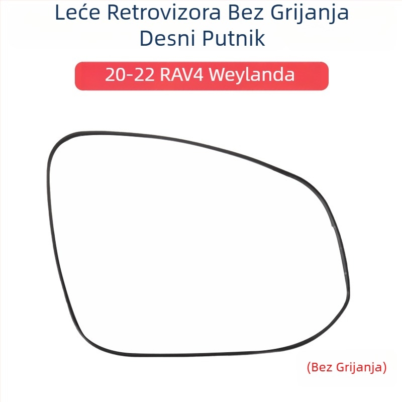 Kućište retrovizora sa signalizacijom i okvirom leće za Toyota RAV4 2020-2022