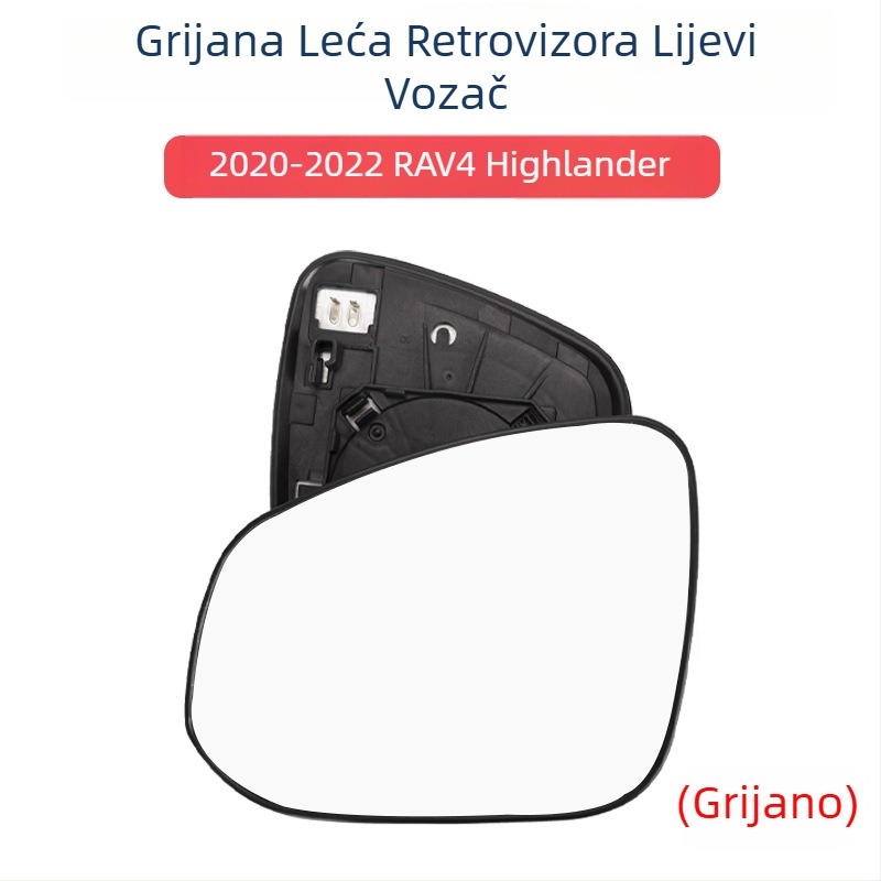 Kućište retrovizora sa signalizacijom i okvirom leće za Toyota RAV4 2020-2022