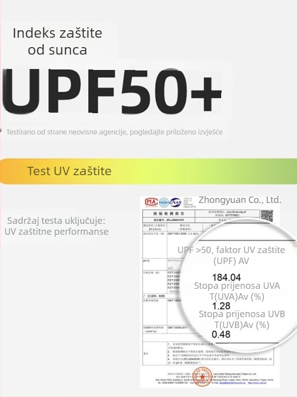 Majica s kapuljom za UV zaštitu - unisex, ljeto, UPF50+, najlon