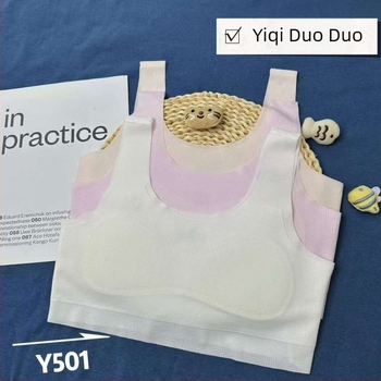 Dječji sportski grudnjak za djevojčice, Yiqi Duoduo, pamuk, mekana obrada, za djevojčice 8+ godina i visine iznad 140 cm, pogodan za sve sezone