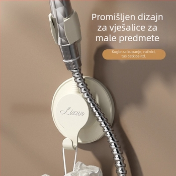 Držač tuša bez bušenja, zidni držač tuša, univerzalan i podesiv, model Hszhijia, moderan minimalistički dizajn