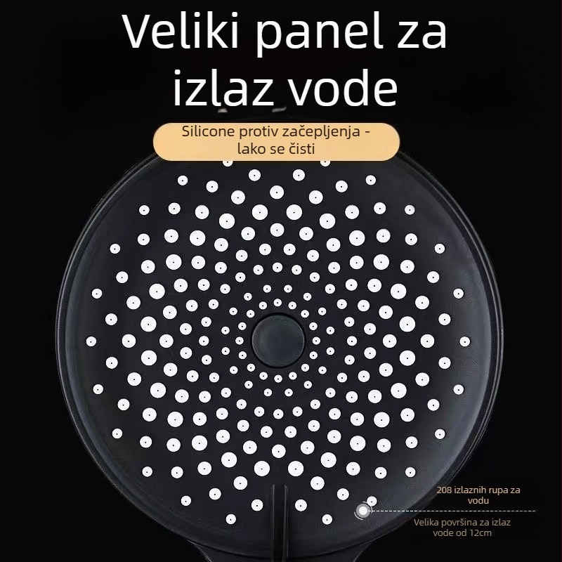Prijenosna tuš glava — kišna funkcija, ABS materijal, model Gipsophila Shower, moderan dizajn