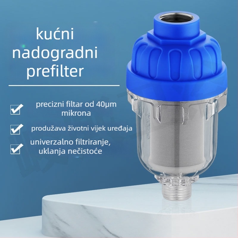 Predfiltar za kućni električni grijač vode (ABS plastika; moderan i minimalistički stil; pogodno za slavinu, perilicu i tuš)