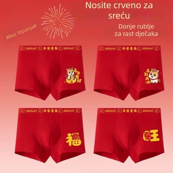 Dječje bokserice za dječake, 95% pamuk, Kategorija A, za djecu 8+ godina (visina preko 140 cm), Jesen 2025
