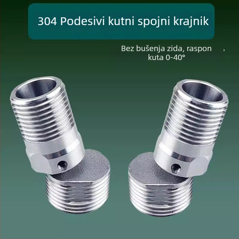 Tuš kutni spoj, bakar, univerzalni, 1 kom, moderan minimalistički stil