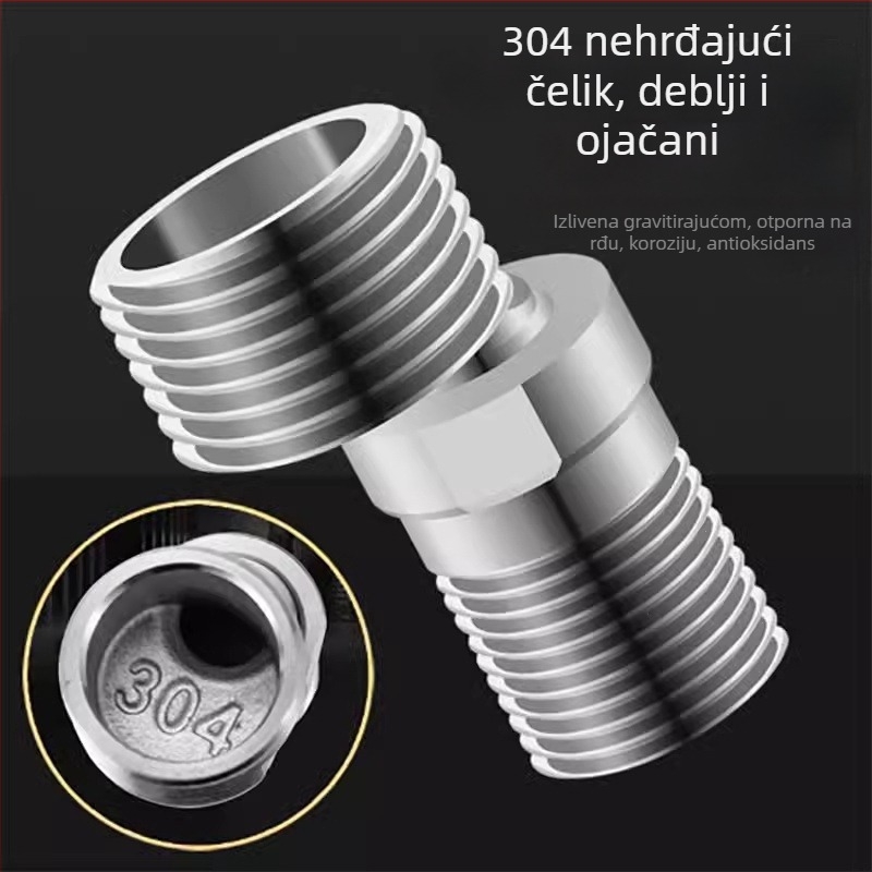 Tuš kutni spoj, bakar, univerzalni, 1 kom, moderan minimalistički stil