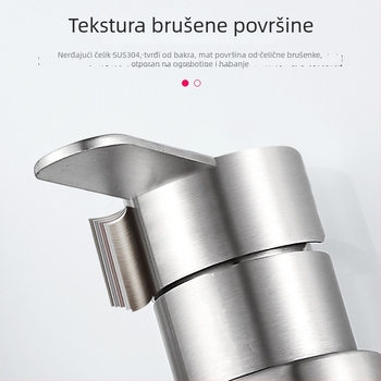 Nehrđajući čelični slavine za umivaonik, postava na sjedište, podizni mehanizam, model Ssk8158