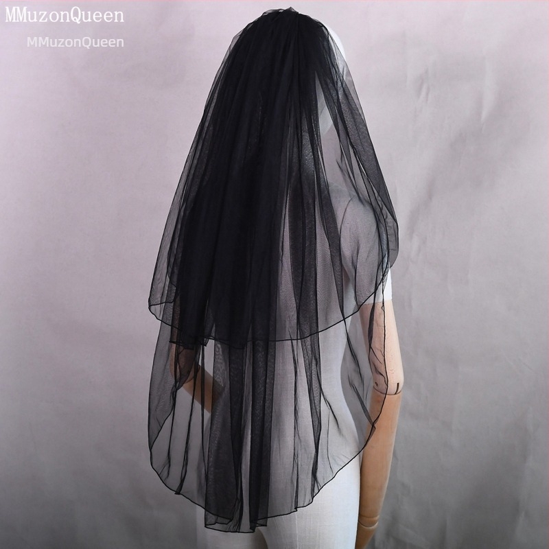 Vjenčani veo, najlon, dvostruki sloj, U-oblik, s kukicom za kosu, rekvizit za svadbene fotografije