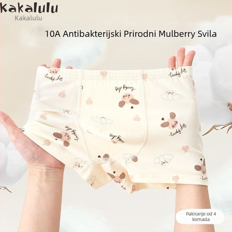 Kakalu antibakterijske pamukaste bokserice za dječake, uzrast 3–8 godina, 95% pamuk 5% elastan