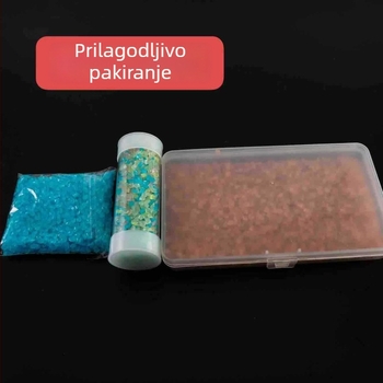 Svijetli dekorativni kameni za akvarij s fluorescentskim česticama pijeska (500 komada, 12 g svaki)