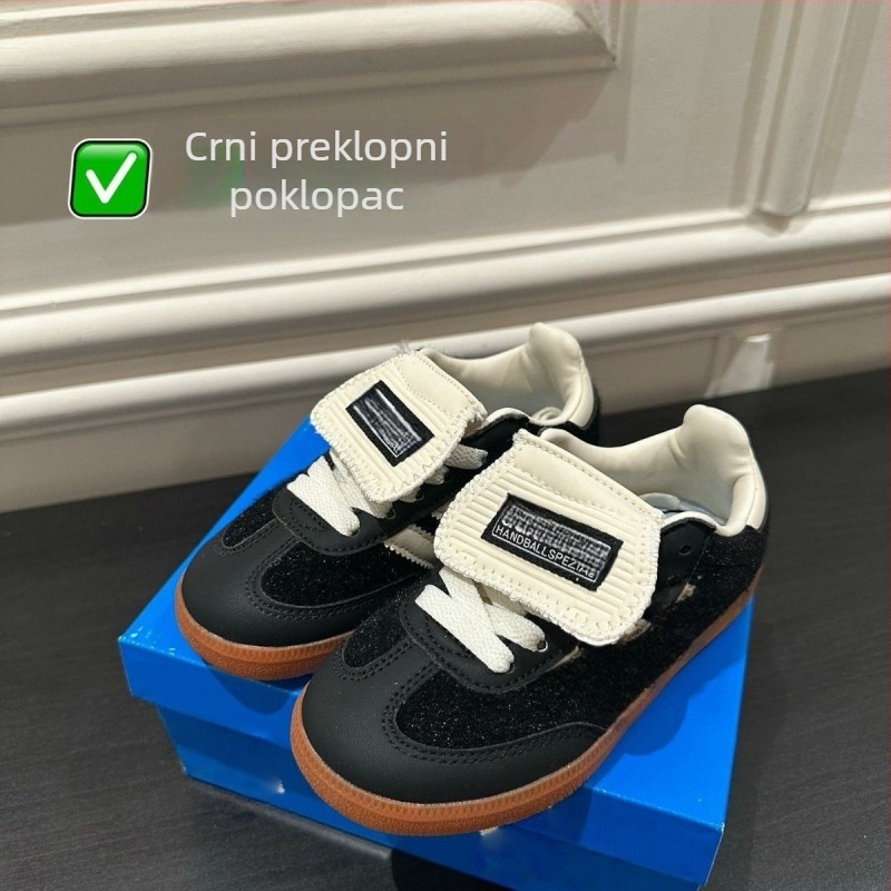 Dječje sportske tenisice s kožnim gornjim dijelom, niski vrh, gumeni potplat, unisex, lagane