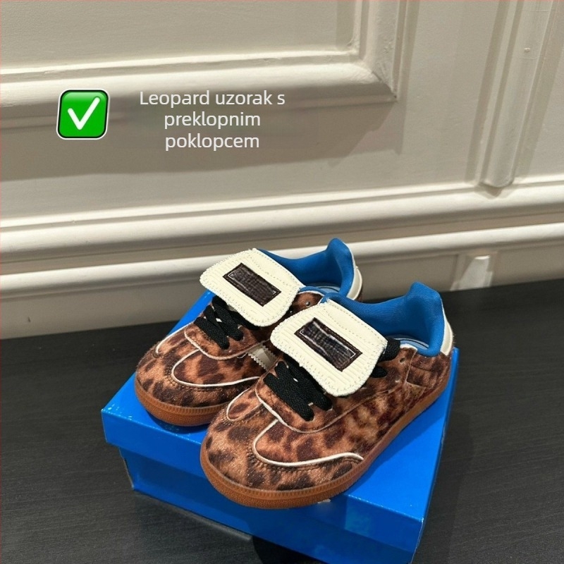 Dječje sportske tenisice s kožnim gornjim dijelom, niski vrh, gumeni potplat, unisex, lagane