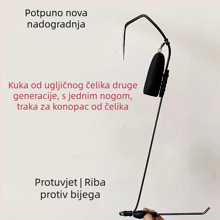 Ribolovna kuka – bez bodlja, jednostruki, zimski ribolov