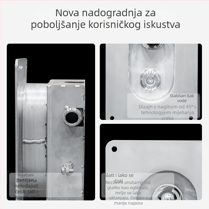 Set tuša od 304 nehrđajućeg čelika, kišni način, skriveni prekidač, model Seeing the Shower Head, CE ENC1905165GZ18