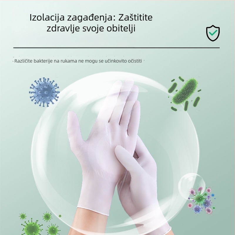 Nitril rukavice za jednokratnu upotrebu, debeli, vodootporni, 100 komada, 60 g