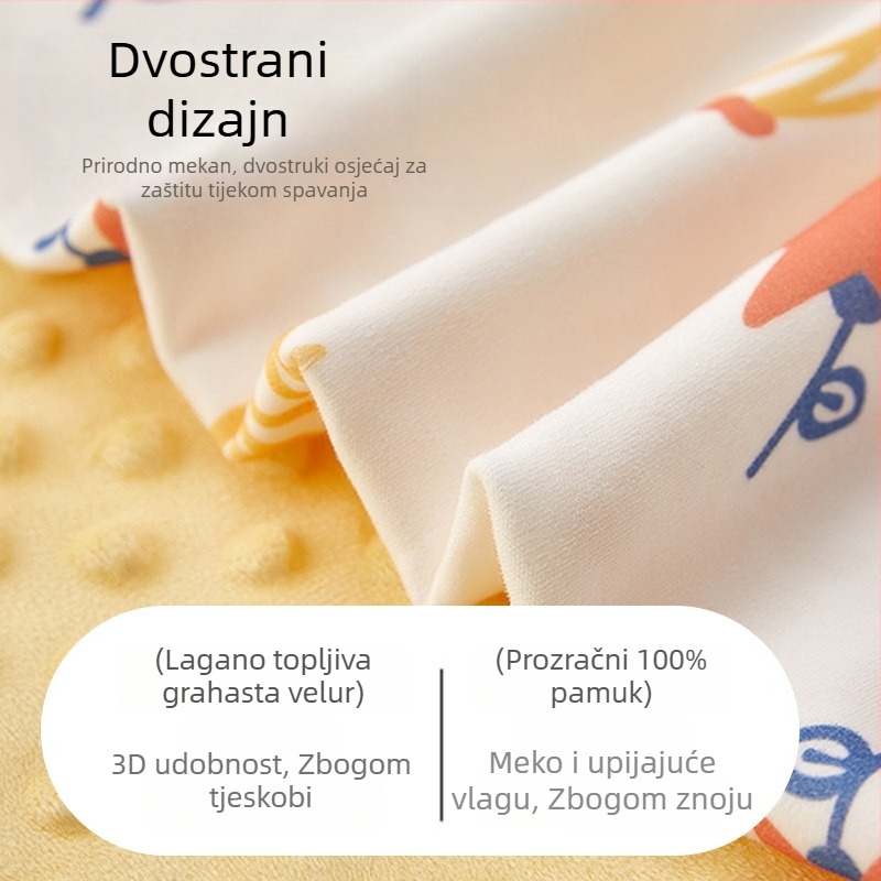 Doudou deka za novorođenčad i djecu | 100% pamuk, 200–300 g, sve sezone, INS stil