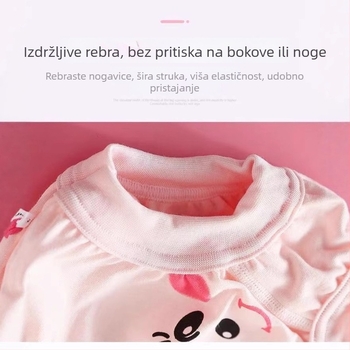 Dječje pamukaste donje rublje za djevojčice – 95% pamuk, bešavni dizajn, uzrast 3–8 godina