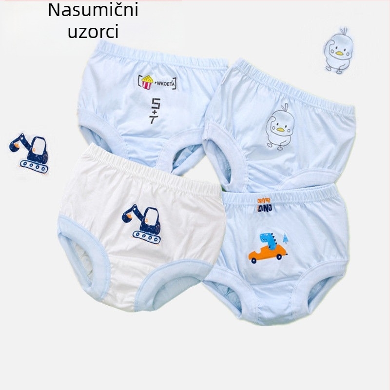 Dječje pamukaste donje rublje za djevojčice – 95% pamuk, bešavni dizajn, uzrast 3–8 godina