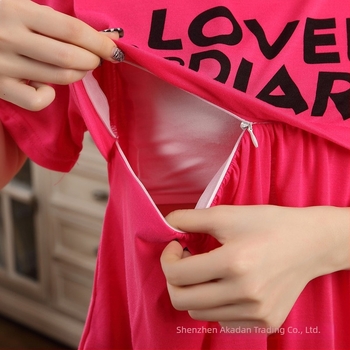 Trudničko i dojenje haljina, 100% pamuk, okrugli izrez, kratki rukavi, midi duljina, princes kroj, crtani uzorak