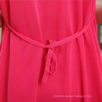 Trudničko i dojenje haljina, 100% pamuk, okrugli izrez, kratki rukavi, midi duljina, princes kroj, crtani uzorak