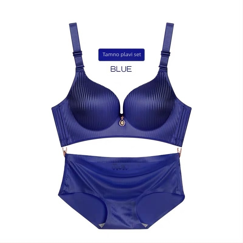 Bežični grudnjak, 3/4 košarice, 8 cm debela jastučić, skupljajući potpora, odvojive dvostruke naramenice, materijal: najlon