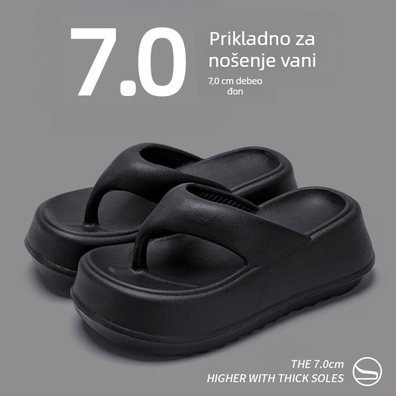 Ženske sandale s debelim potplatom: gornji dio EVA, EVA potplata, protuklizne, oblik vrha Herringbone, svakodnevni stil