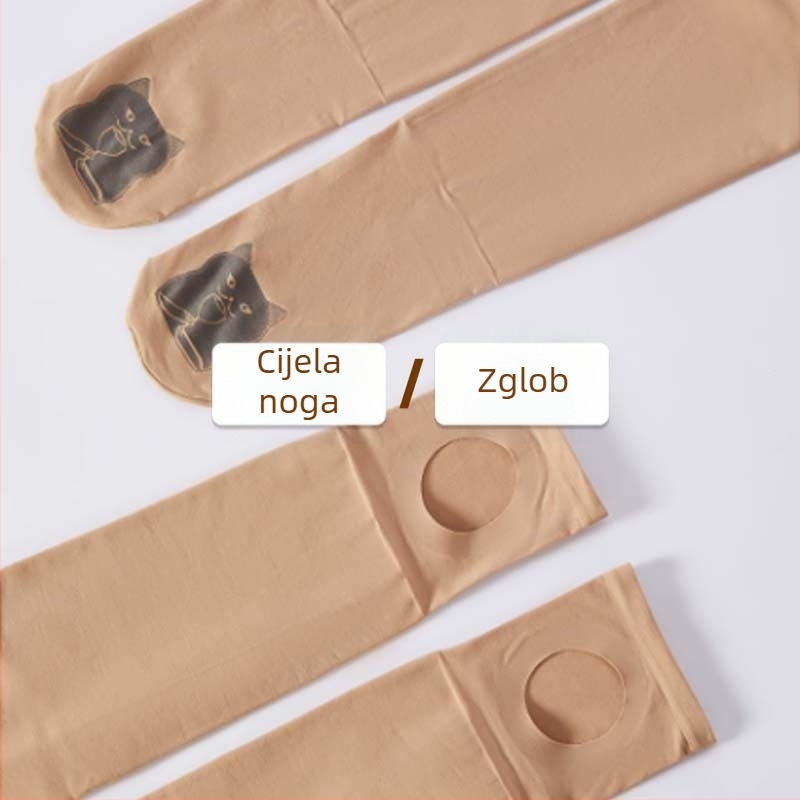 Najlon hlačne čarape s liftingom zadnjice, prozračne, oblikovanje tijela, otporne na trenje, srednja debljina, jednobojne, s nogavicama, za uzrast 18–40, gradski stil