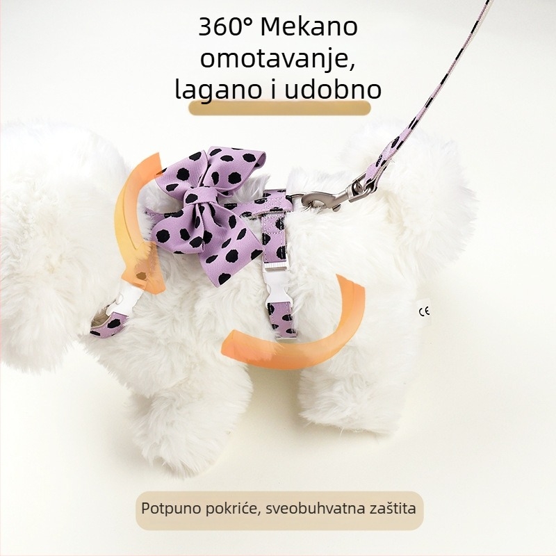 Najlon harnij i povodac za pse i mačke, sprječavanje bijega, fiksna duljina, Spiritual Essence