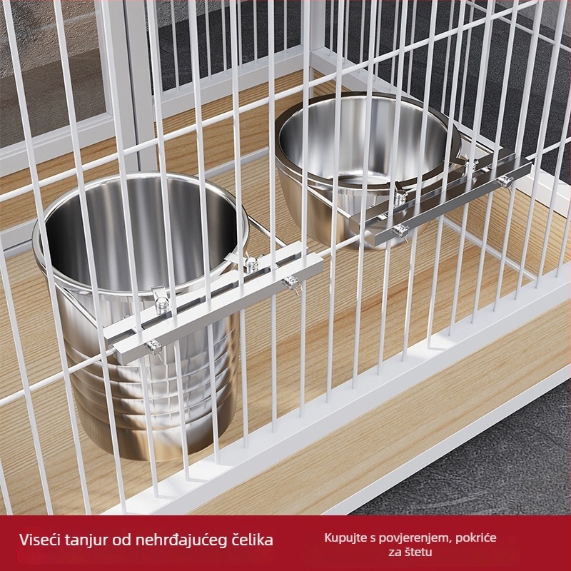 Viseća posuda za psa od nehrđajućeg čelika s anti-tip dizajnom i automatskim hranjenjem – Yichen