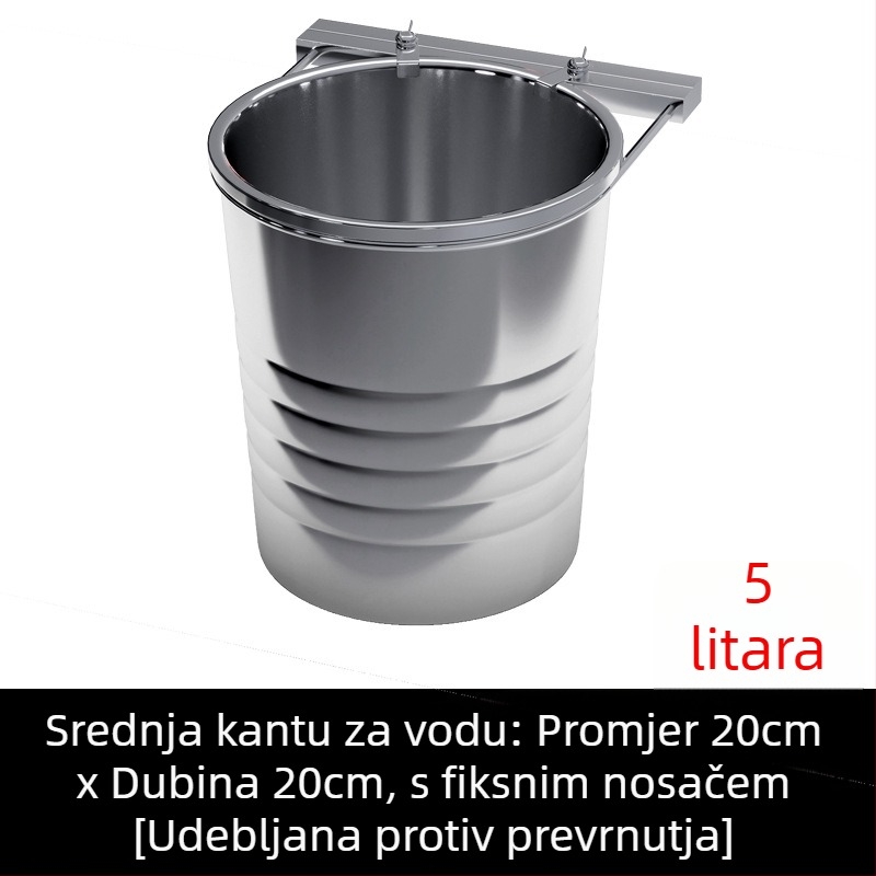 Viseća posuda za psa od nehrđajućeg čelika s anti-tip dizajnom i automatskim hranjenjem – Yichen