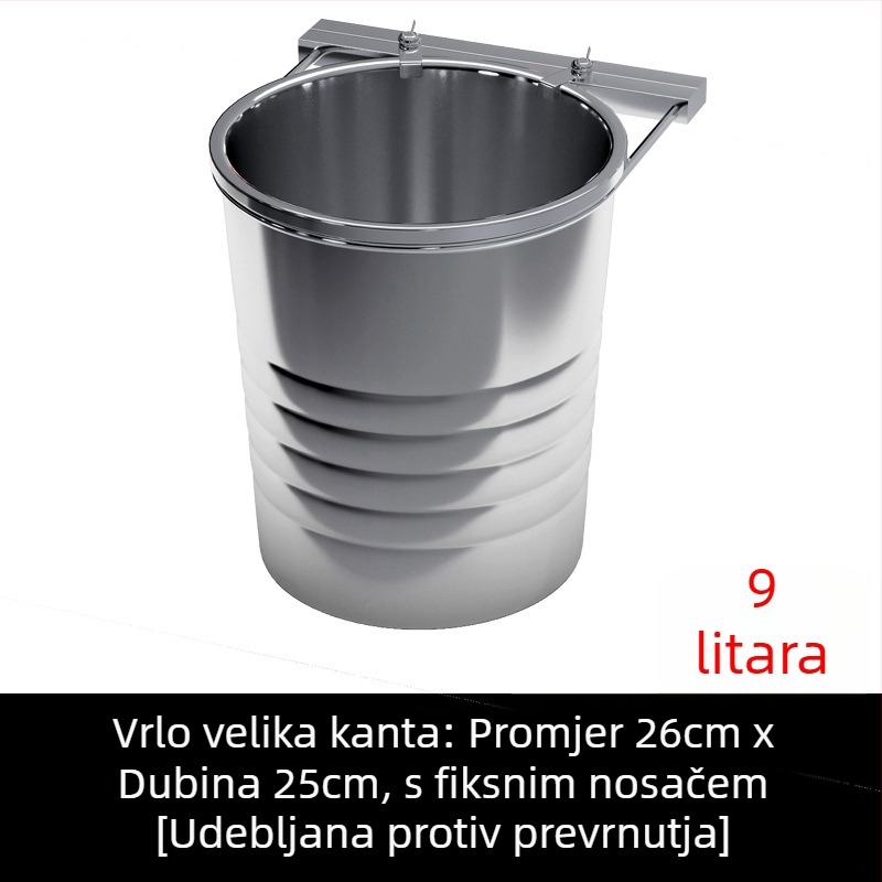 Viseća posuda za psa od nehrđajućeg čelika s anti-tip dizajnom i automatskim hranjenjem – Yichen