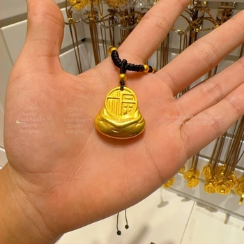 Ogrlica s Budom: nasmijani Buda s velikim trbuhom; metalni materijal; srednjovjekovni stil; književno retro; lansiranje proljeće 2024