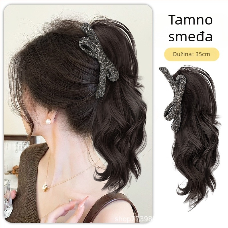 Perika s repom Diamond model, kosa od visokotemperatnog žice, mehanička obrada, za dame