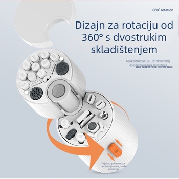 Set za čišćenje računala – četka za tipkovnicu, čistač zaslona mobitela, sve-u-jednom prenosni set; Model Qm33; Materijal ABS; Težina 260 g; OEM obrada