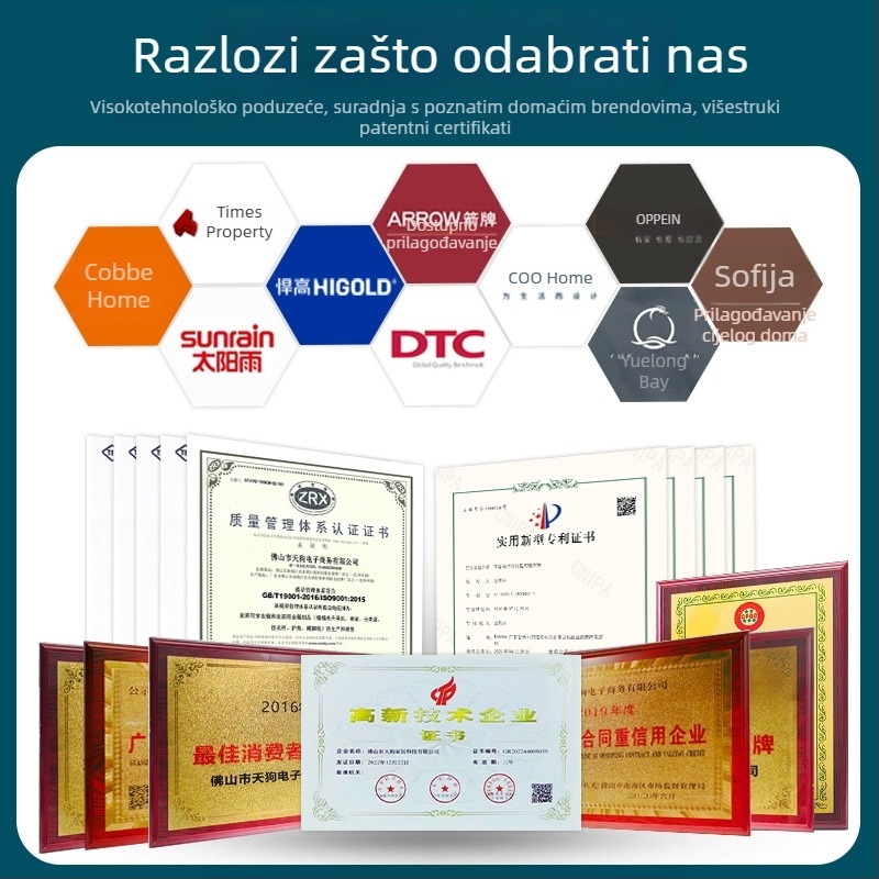 Aotemei garderoba od aluminijske legure — držač za hlače i vješalica za odjeću, model KJ010323, stil moderni minimalistički
