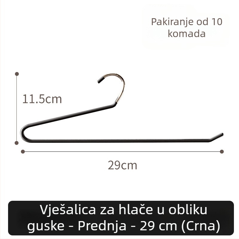 Aotemei garderoba od aluminijske legure — držač za hlače i vješalica za odjeću, model KJ010323, stil moderni minimalistički