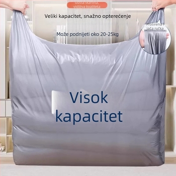 Kockasta PE vreća za preseljenje, veliki kapacitet, ojačan dizajn, višestruka upotreba za deke i odjeću