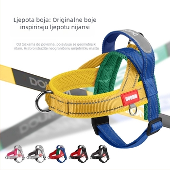 Hamac za psa u stilu sedla, prsni remen (Duomao, poliester, podrijetlo Zhejiang, dizajn bez stezanja, široke webbing trake)