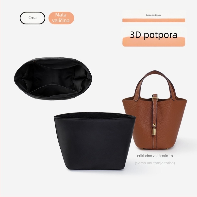 Unutarnja torba za organizaciju – kubni oblik, twill tkanina, spremište za šminku