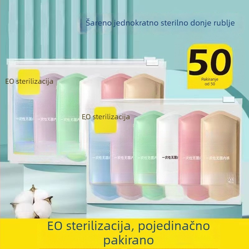 Jednokratne gaćice za žene, majčinske, nakon poroda, 100% pamuk, bez pranja, prijenosne za putovanja