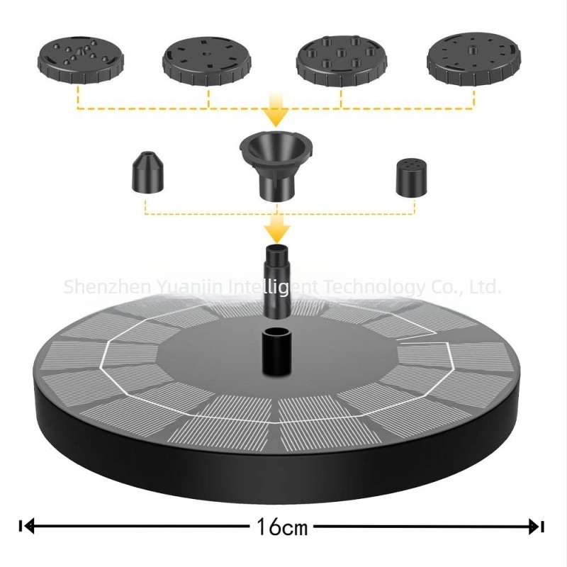 Zabavni fontan za vanjsku upotrebu s prskanjem po uzorku, bez marke