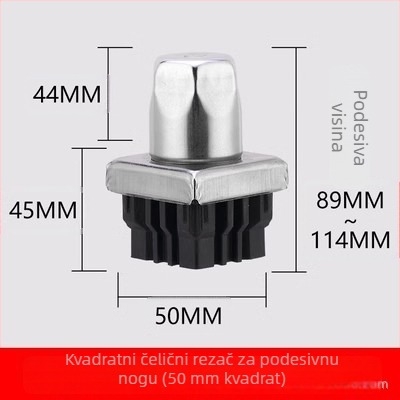 Podešive noge za namještaj i stolove – nehrđajući čelik, kuglične nogice, polu- i potpuno čelični modeli