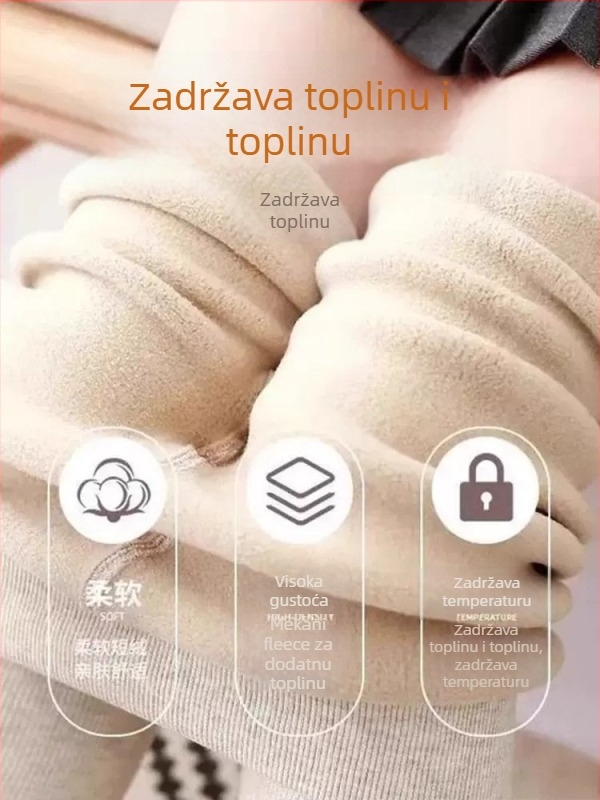 Trudničke bazne leggings – debele i tople, visoki pojas, dugi hlače, viskoza 80–90%