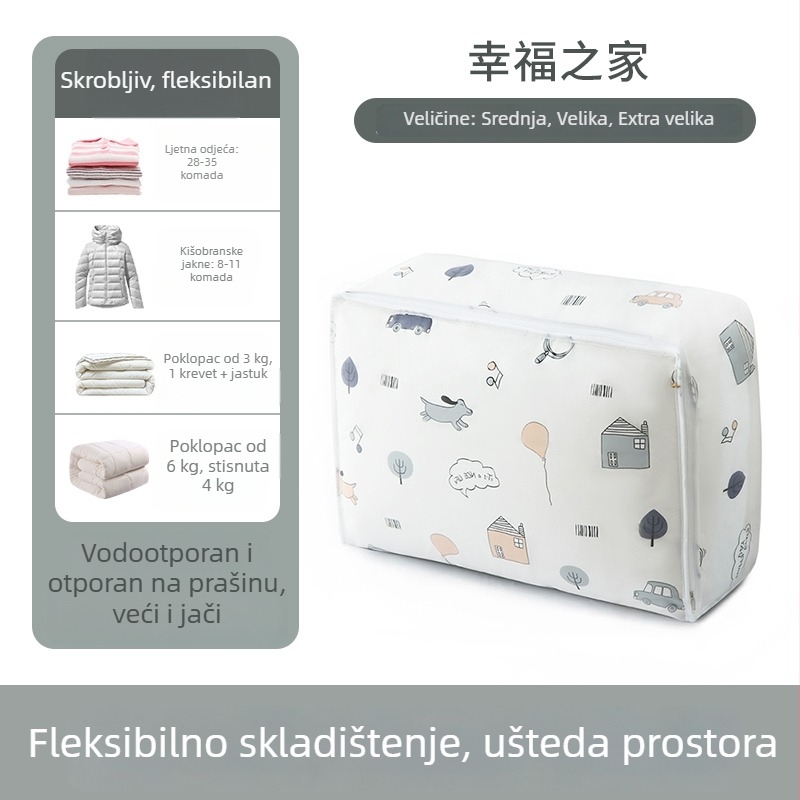 Torba za pohranu velikog kapaciteta za deke i odjeću
