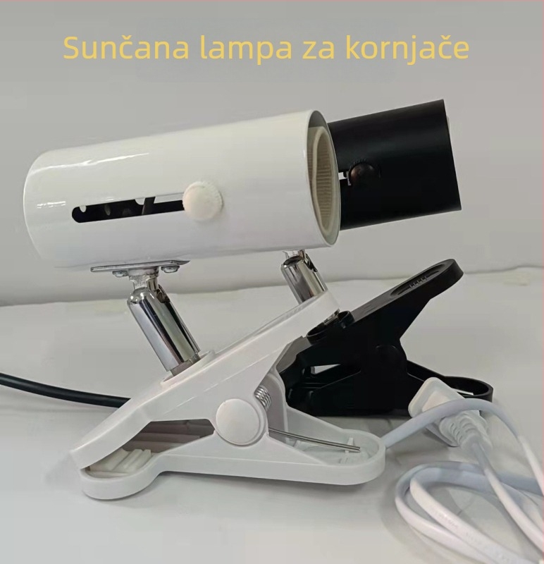 Klip lampa za reptile za grijanje, 100W, metalno kućište, 300 g