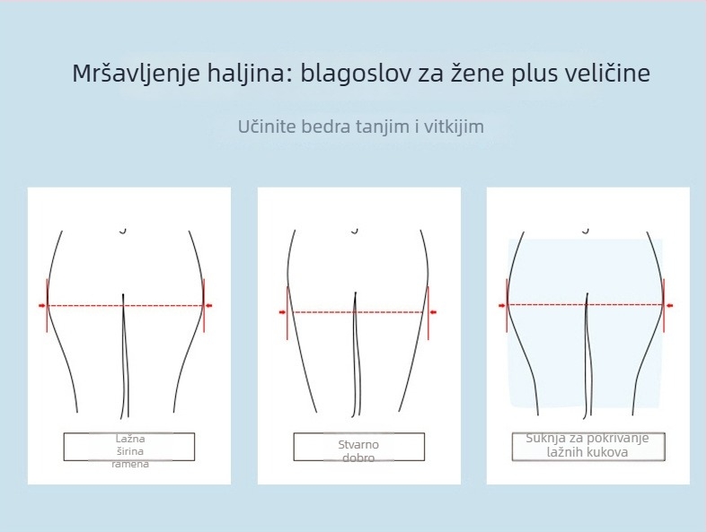 Suknja na bokove, duga, 100% poliester, podstava od ramije, gradski ležerni stil