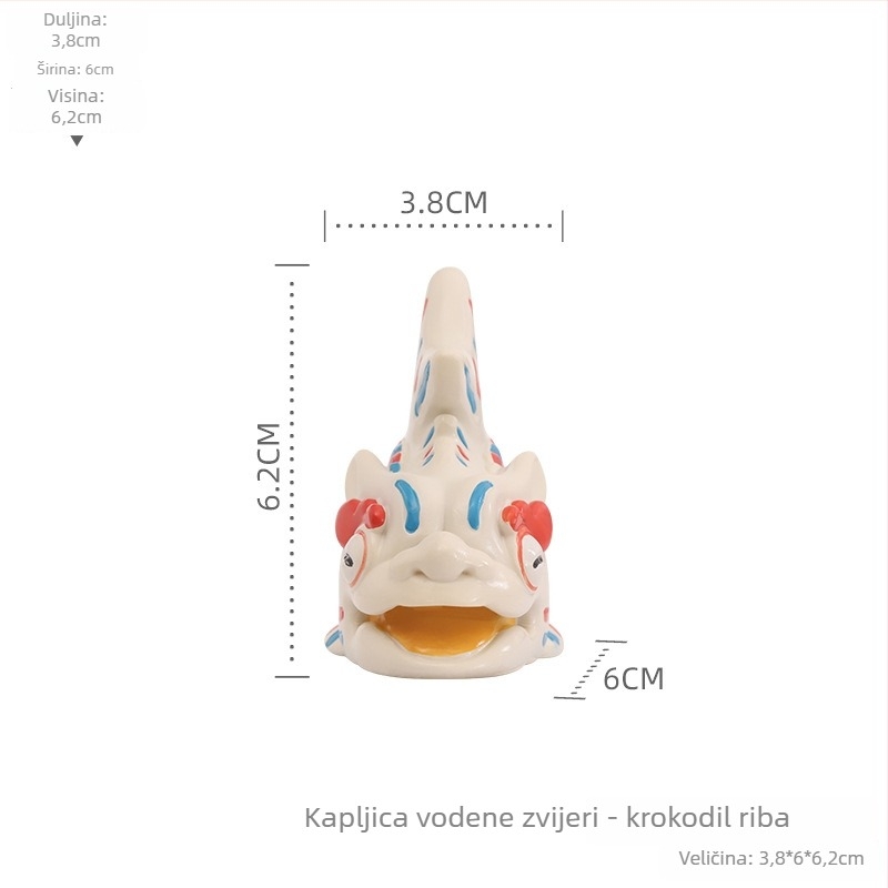 Stolni ukras od smole – kineskog stila, Roogo/if marka, kartonsko pakiranje