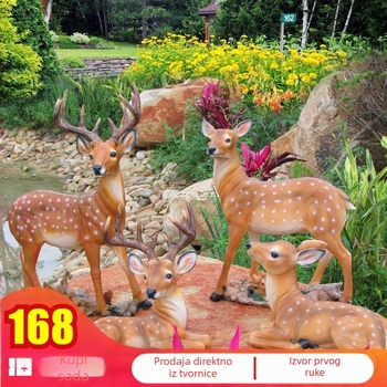 Sika jelen statua od smole za vanjsku upotrebu | Umjetnost od smole | Xin Yaxuan Gift