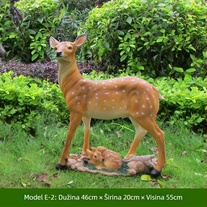 Sika jelen statua od smole za vanjsku upotrebu | Umjetnost od smole | Xin Yaxuan Gift